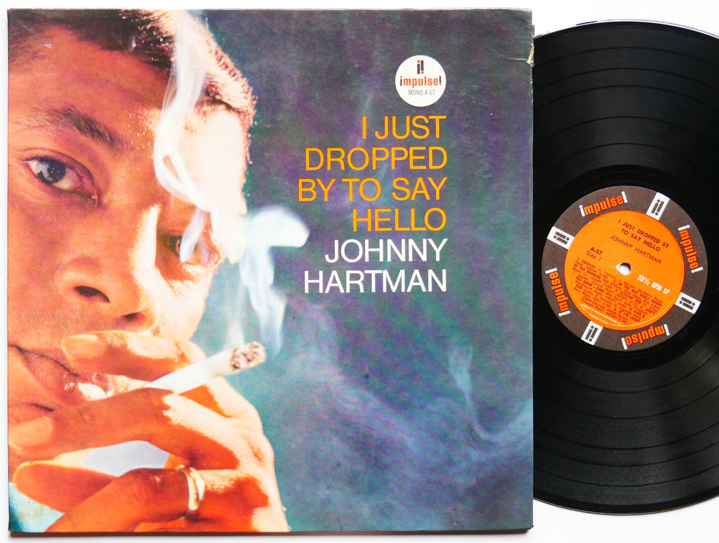JOHNNY HARTMAN I Just Dropped By To Say Hello LP IMPULSEA-57 MONO Elvin Jones
