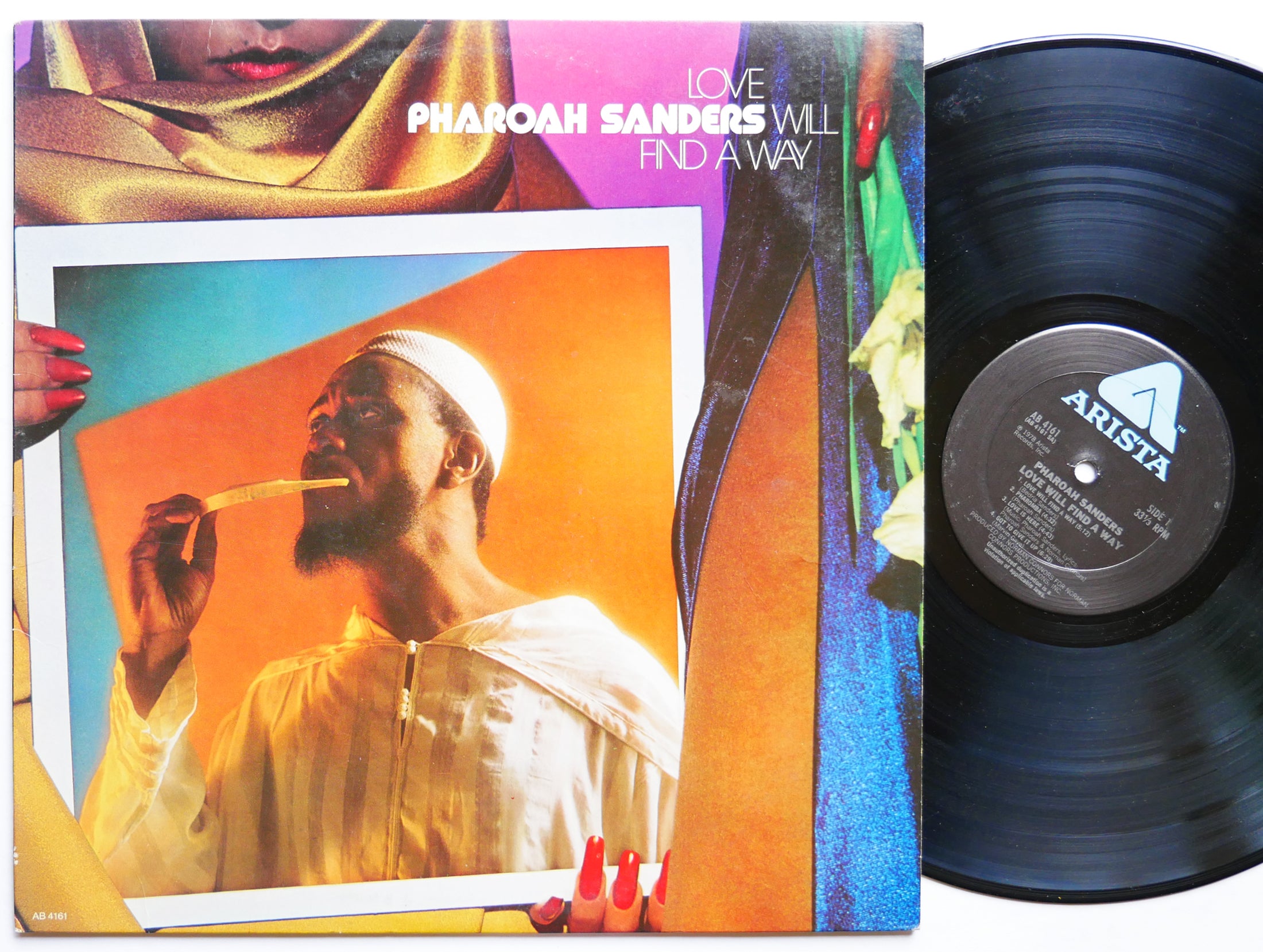 PHAROAH SANDERS Love Will Find A Way LP ARISTA AB 4161 US 1978 Norman Connors