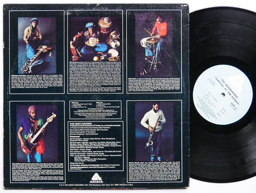 THE HEADHUNTERS Survival Of The Fittest LP ARISTA AL 4038 US 1975 Bennie Maupin