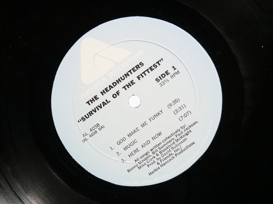 THE HEADHUNTERS Survival Of The Fittest LP ARISTA AL 4038 US 1975 Bennie Maupin