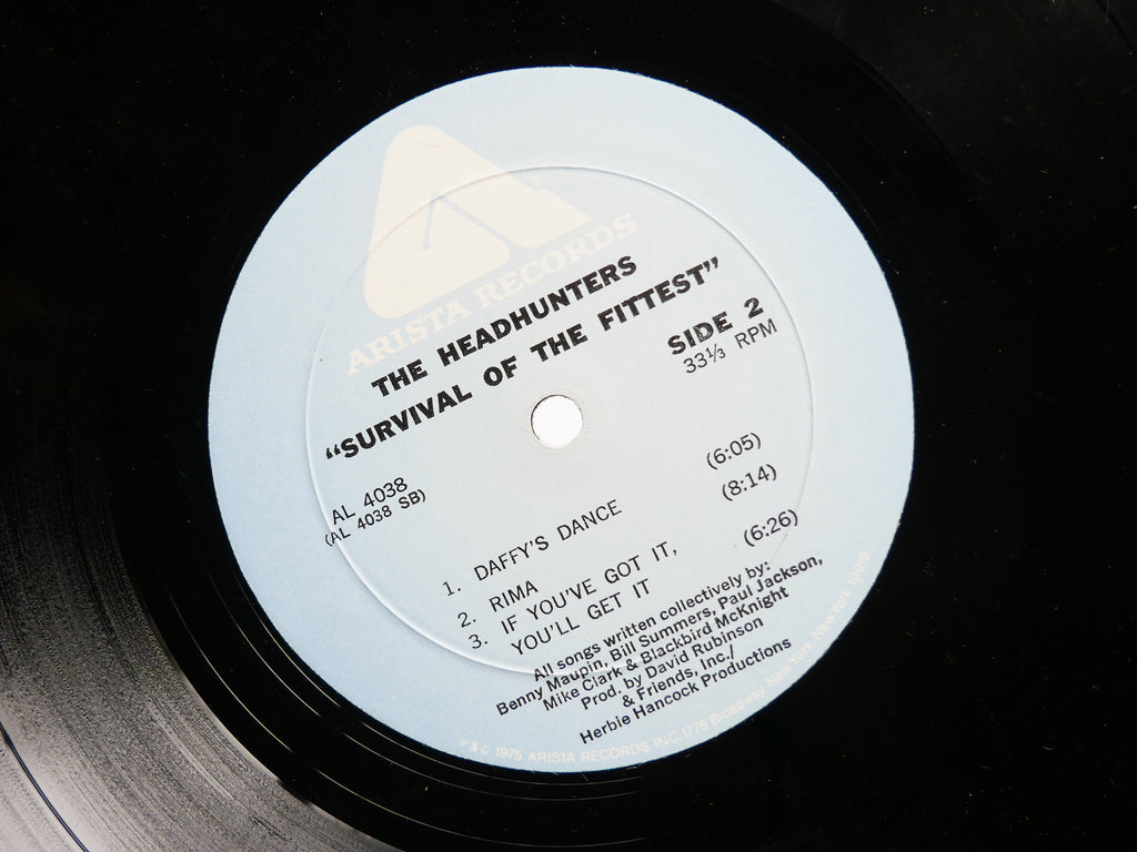 THE HEADHUNTERS Survival Of The Fittest LP ARISTA AL 4038 US 1975 Bennie Maupin