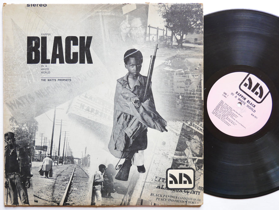 THE WATTS PROPHETS Rappin' Black In A White World LP ALA ALA 1971 US 1971 JAZZ