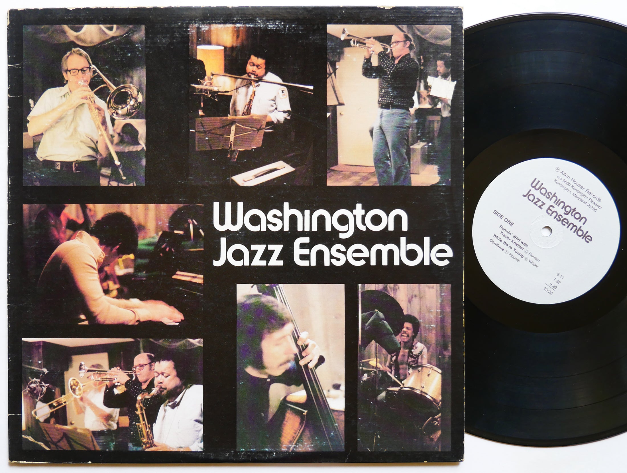 WASHINGTON JAZZ ENSEMBLE LP ALLEN HOUSER RECORDS US 1978 Jazz