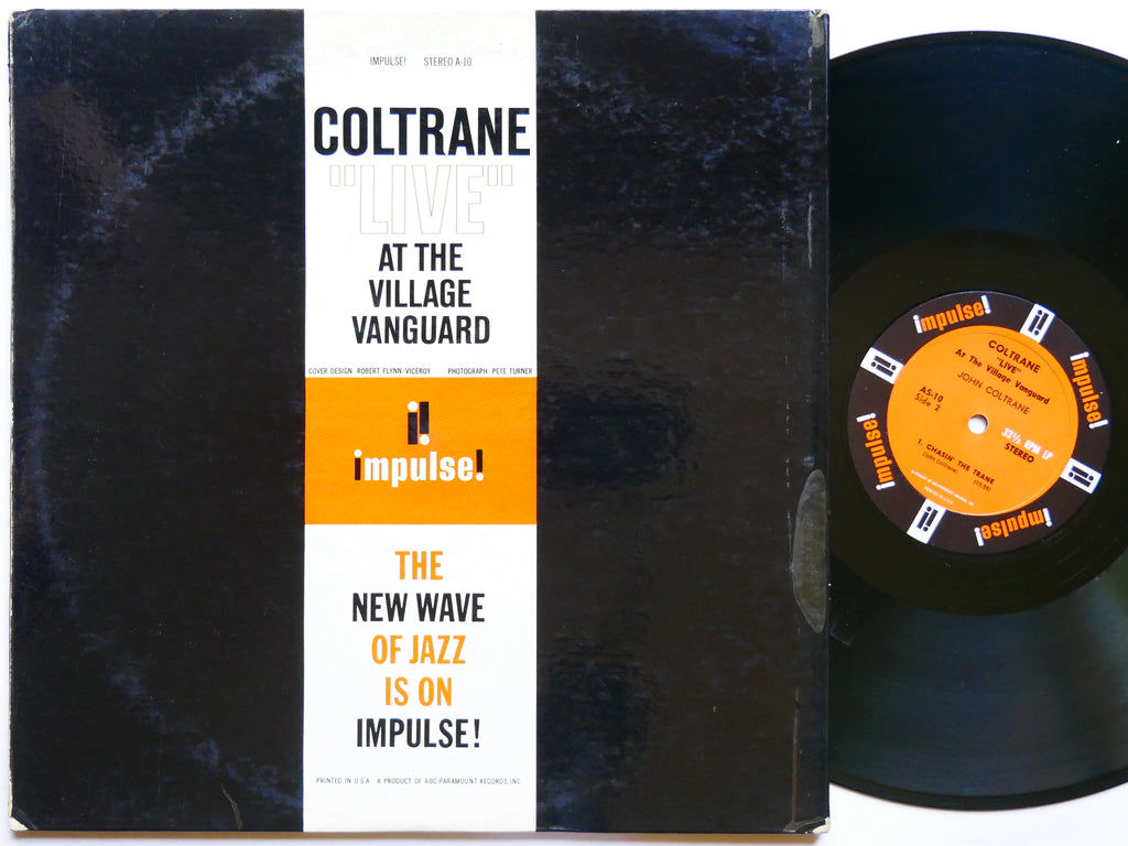 JOHN COLTRANE Live At The Village Vanguard LP IMPULSE! US 1963 AS-10 Eric Dolphy
