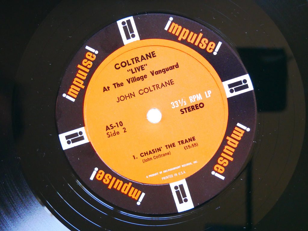 JOHN COLTRANE Live At The Village Vanguard LP IMPULSE! US 1963 AS-10 Eric Dolphy