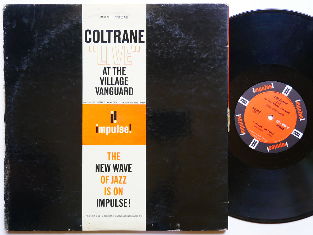 JOHN COLTRANE Live At The Village Vanguard LP IMPULSE! US 1963 AS-10 Eric Dolphy