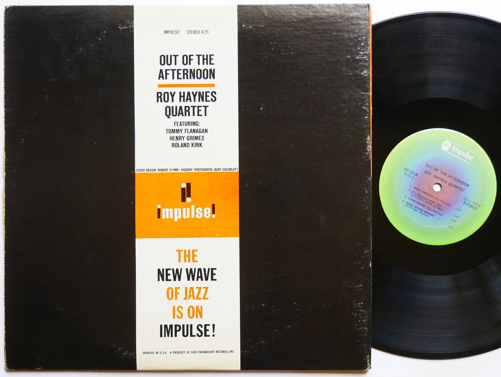 ROY HAYNES Quartet Out Of The Afternoon LP IMPULSE! AS-23 US 1974 Tommy Flanagan