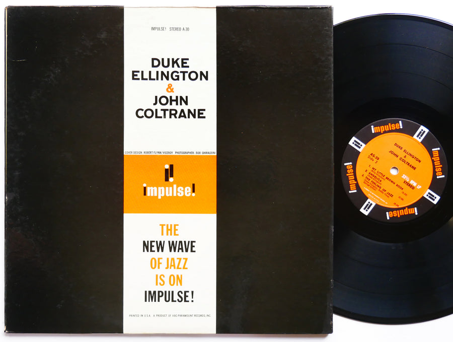 JOHN COLTRANE DUKE ELLINGTON LP IMPULSE! A-30 US 1963 RVG Elvin Jones CLEAN