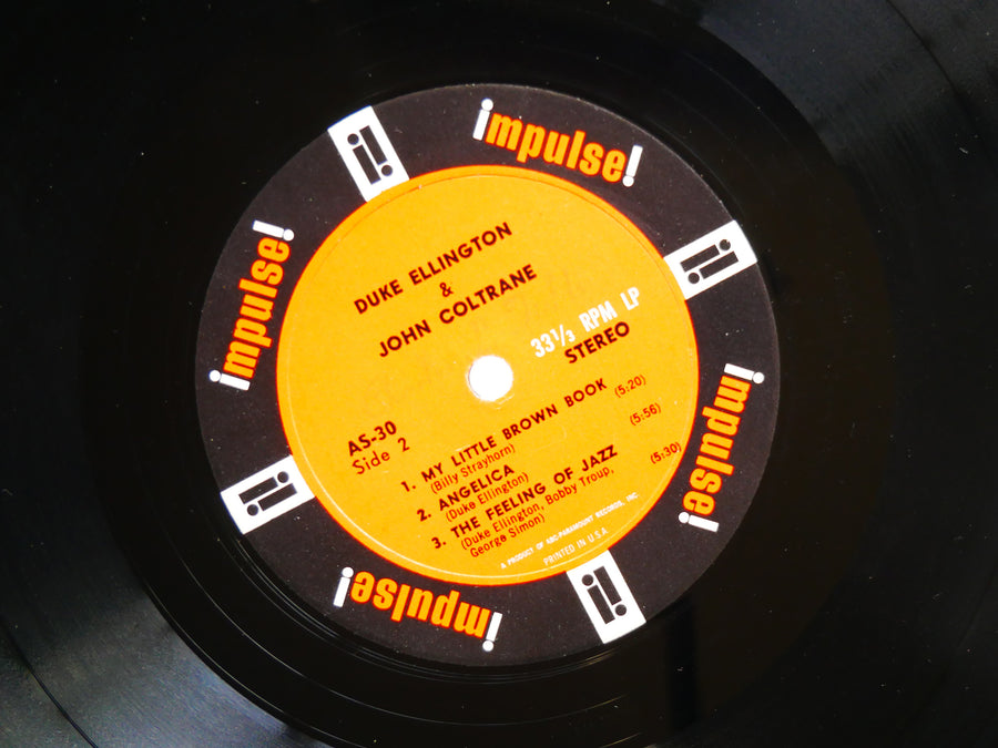 JOHN COLTRANE DUKE ELLINGTON LP IMPULSE! A-30 US 1963 RVG Elvin Jones CLEAN