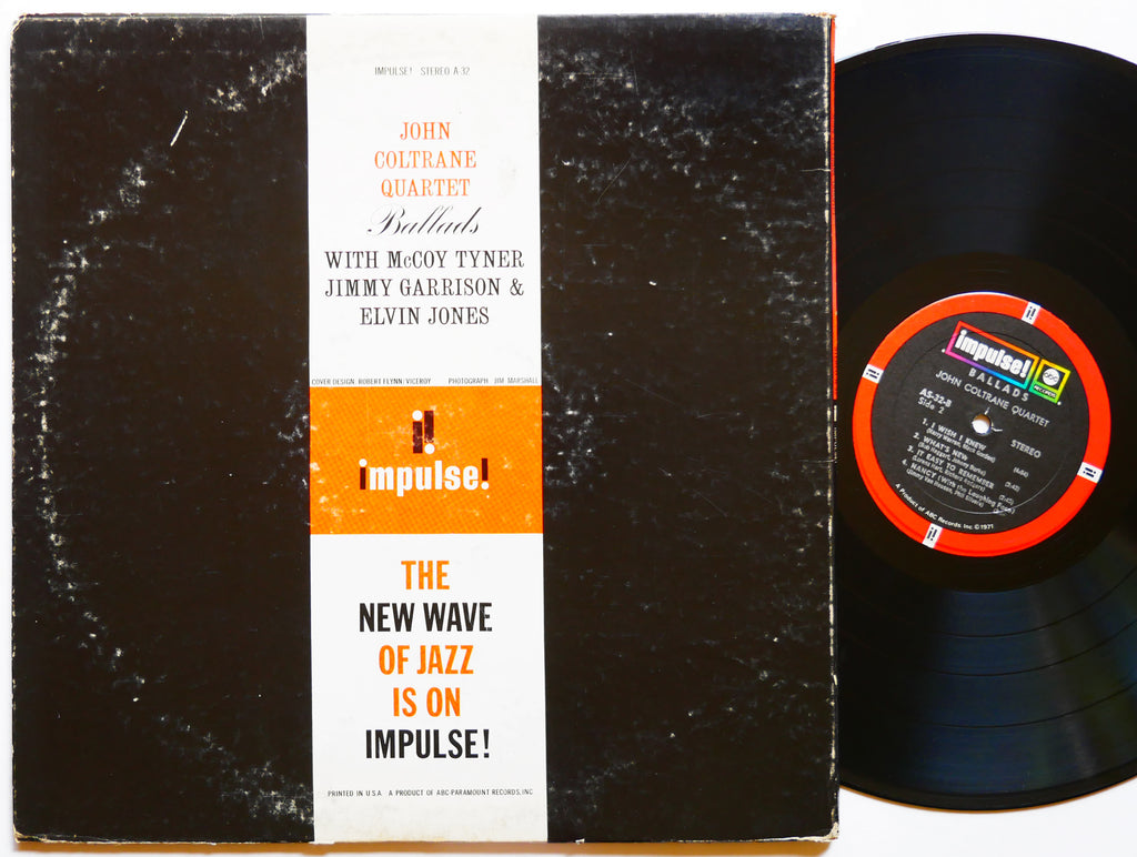 JOHN COLTRANE Quartet Ballads LP IMPULSE! AS-32 US 1971 McCoy Tyner Elvin Jones