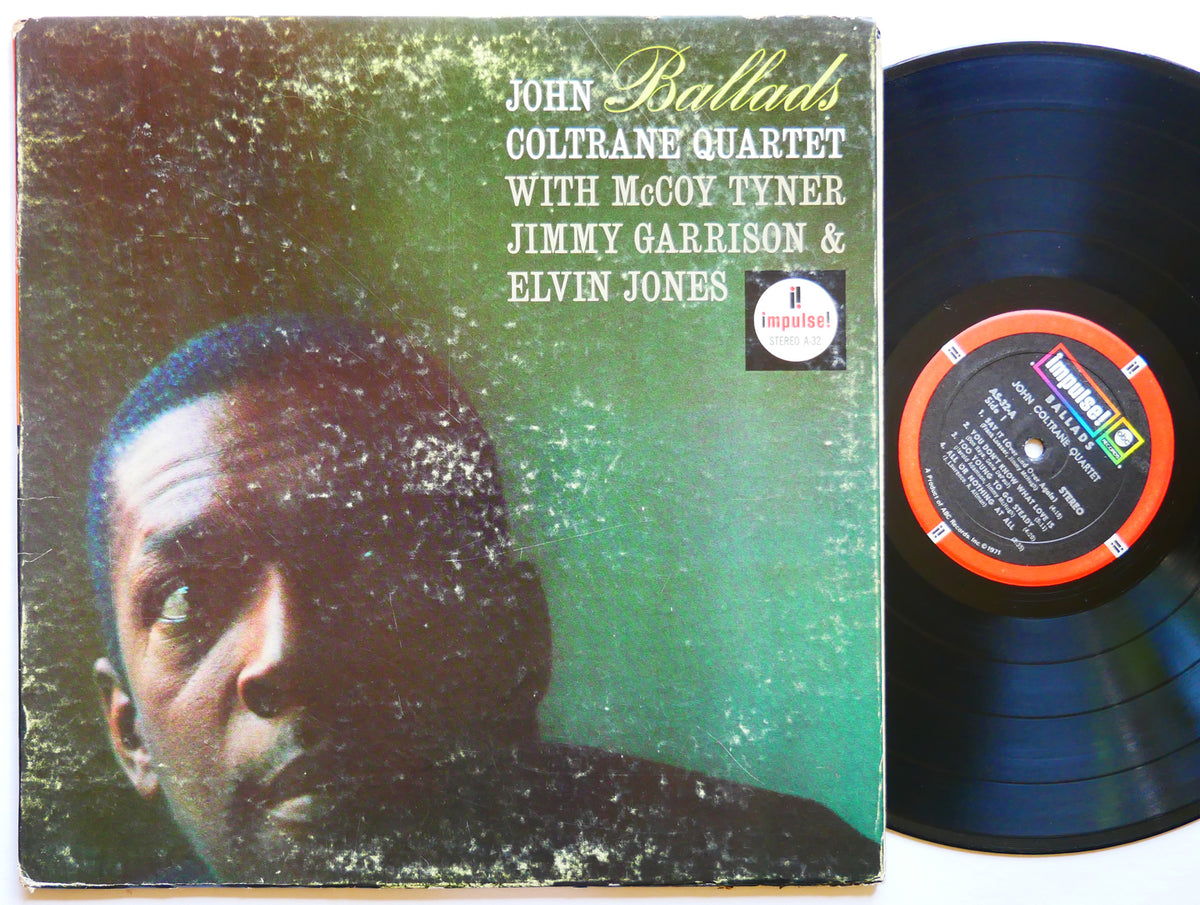 JOHN COLTRANE Quartet Ballads LP IMPULSE! AS-32 US 1971 McCoy Tyner Elvin Jones