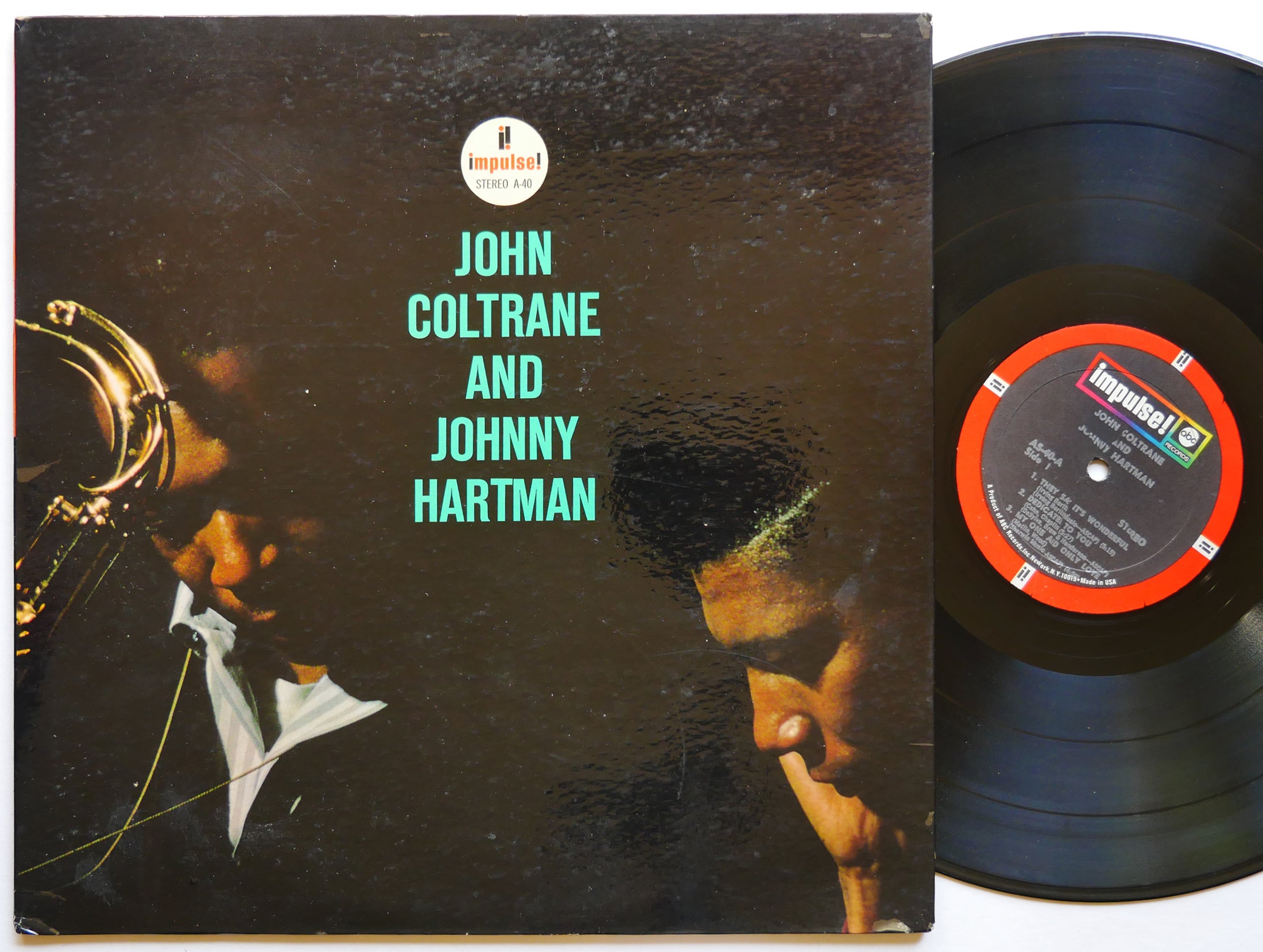 JOHN COLTRANE JOHNNY HARTMAN IMPULSE! A-40 US 1968 Elvin Jones McCoy Tyner