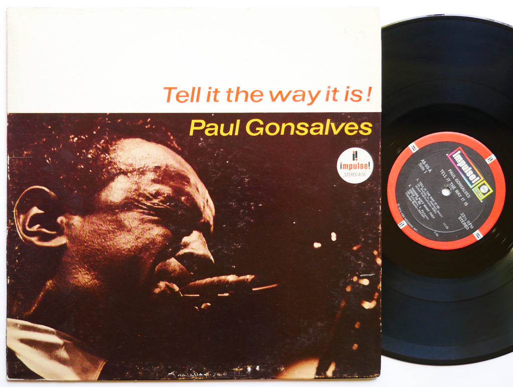 PAUL GONSALVES Tell It The Way It Is LP IMPULSE! AS-55 US 1972 RVG Walter Bishop