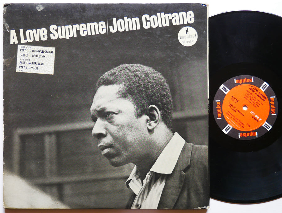 JOHN COLTRANE A Love Supreme LP IMPULSE! AS-77 US 1965 Elvin Jones McCoy Tyner