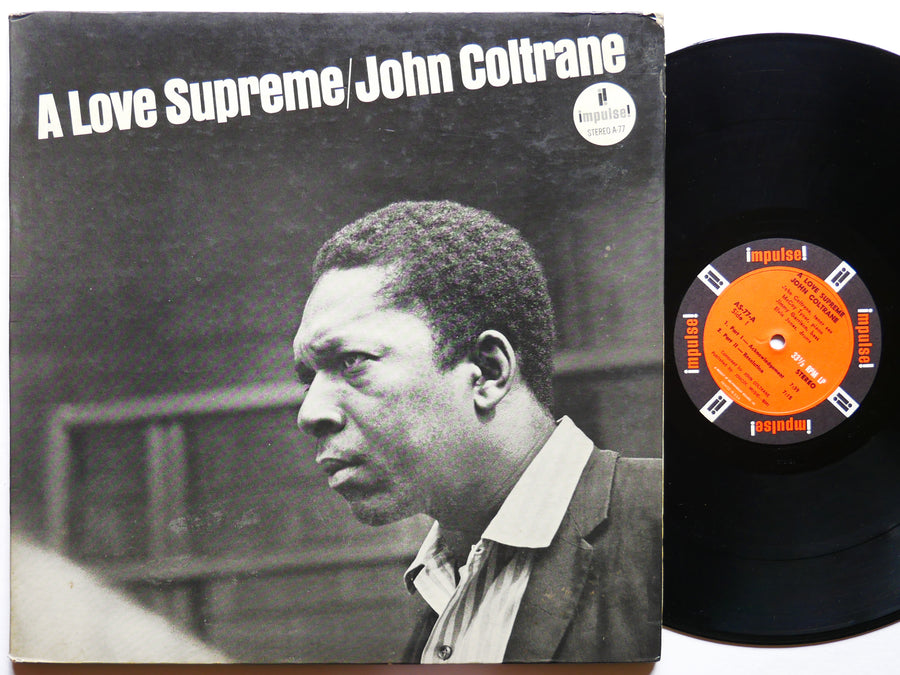JOHN COLTRANE A Love Supreme LP IMPULSE! AS-77 US 1965 Elvin Jones McCoy Tyner