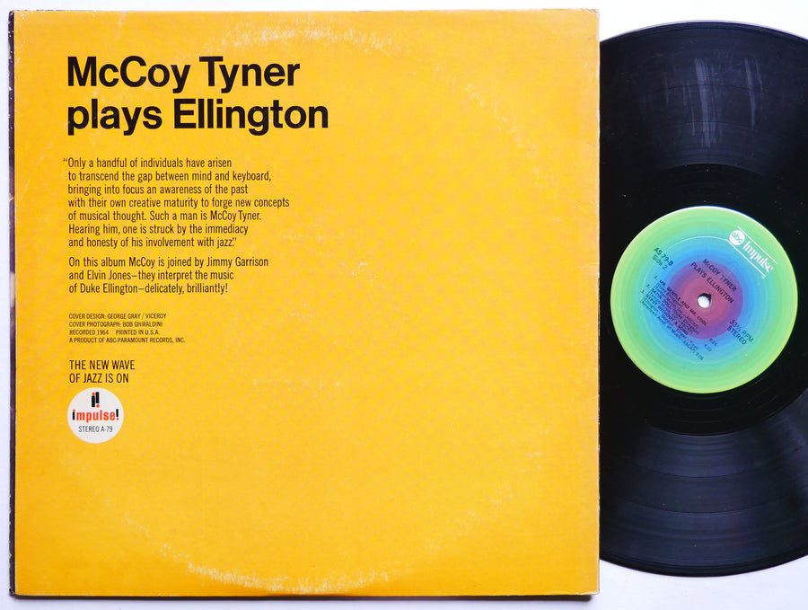 MCCOY TYNER Plays Ellington LP IMPULSE! AS-79 US 1974 Elvin Jones Jimmy Garrison