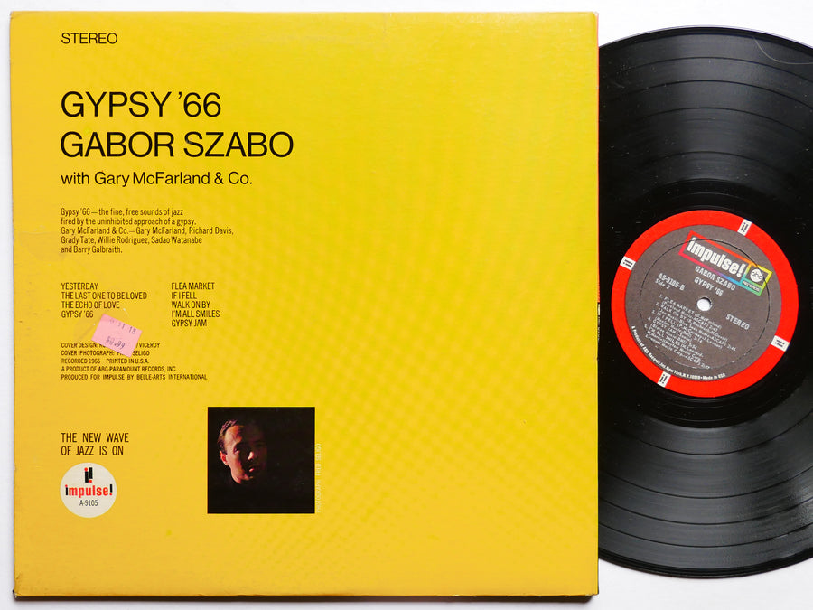 GABOR SZABO GARY MCFARLAND Gypsy '66 LP IMPULSE! AS-9105 US 1968 Sadao Watanabe