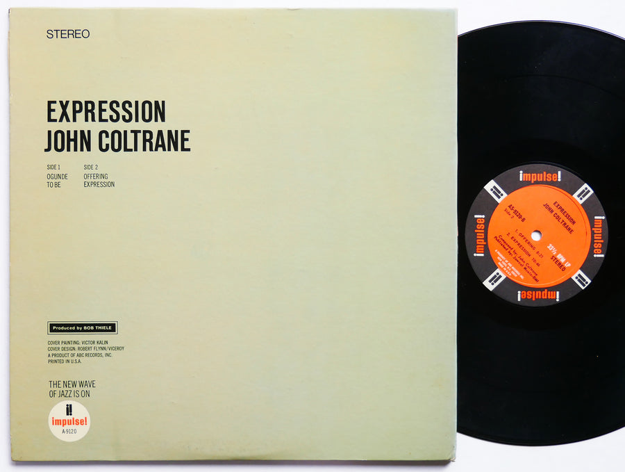 JOHN COLTRANE Expression LP IMPULSE! AS-9120 US 1967 Alice Coltrane Rashied Ali