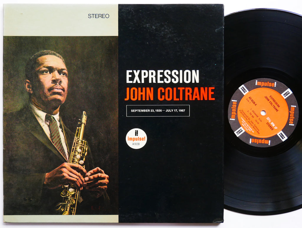 JOHN COLTRANE Expression LP IMPULSE! AS-9120 US 1967 Alice Coltrane Rashied Ali