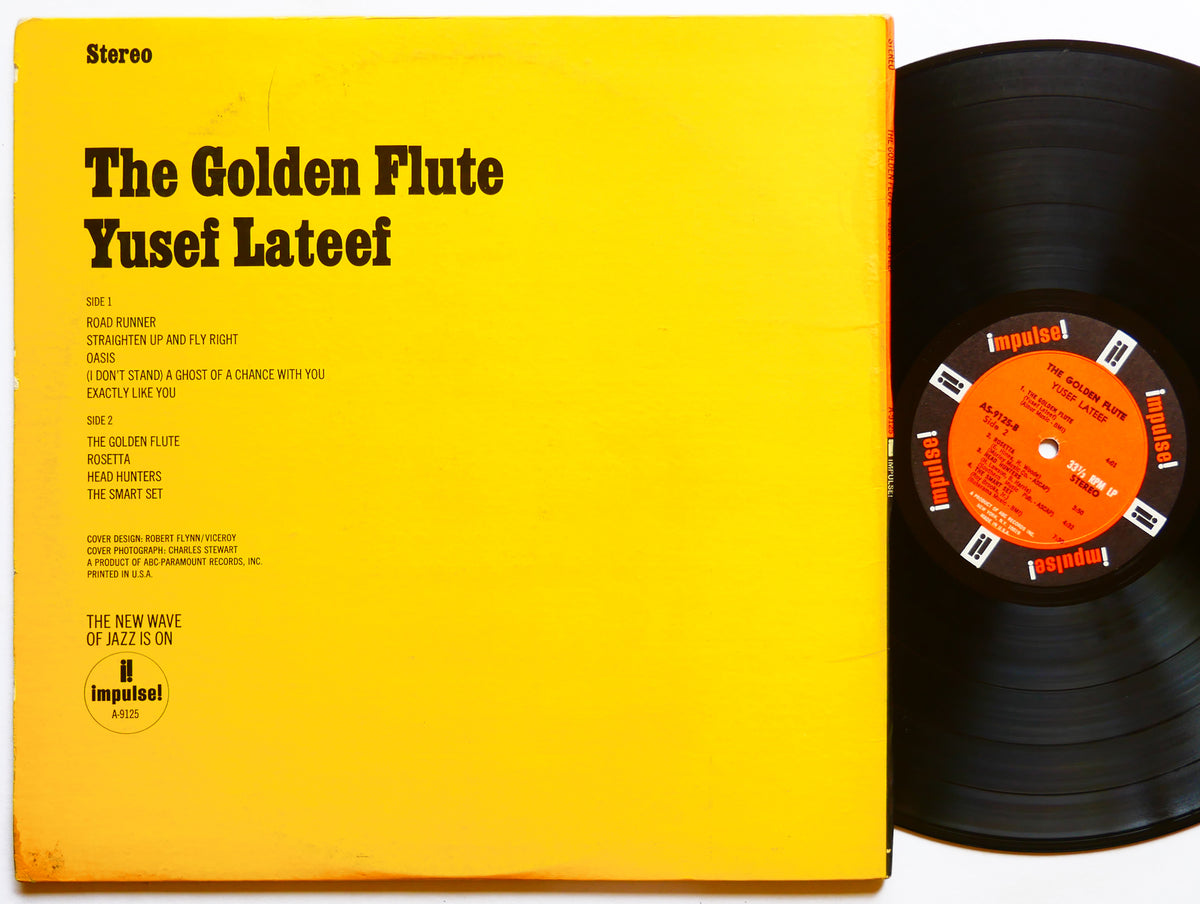 YUSEF LATEEF The Golden Flute LP IMPULSE! AS-9125 US 1967 RVG Roy Brooks
