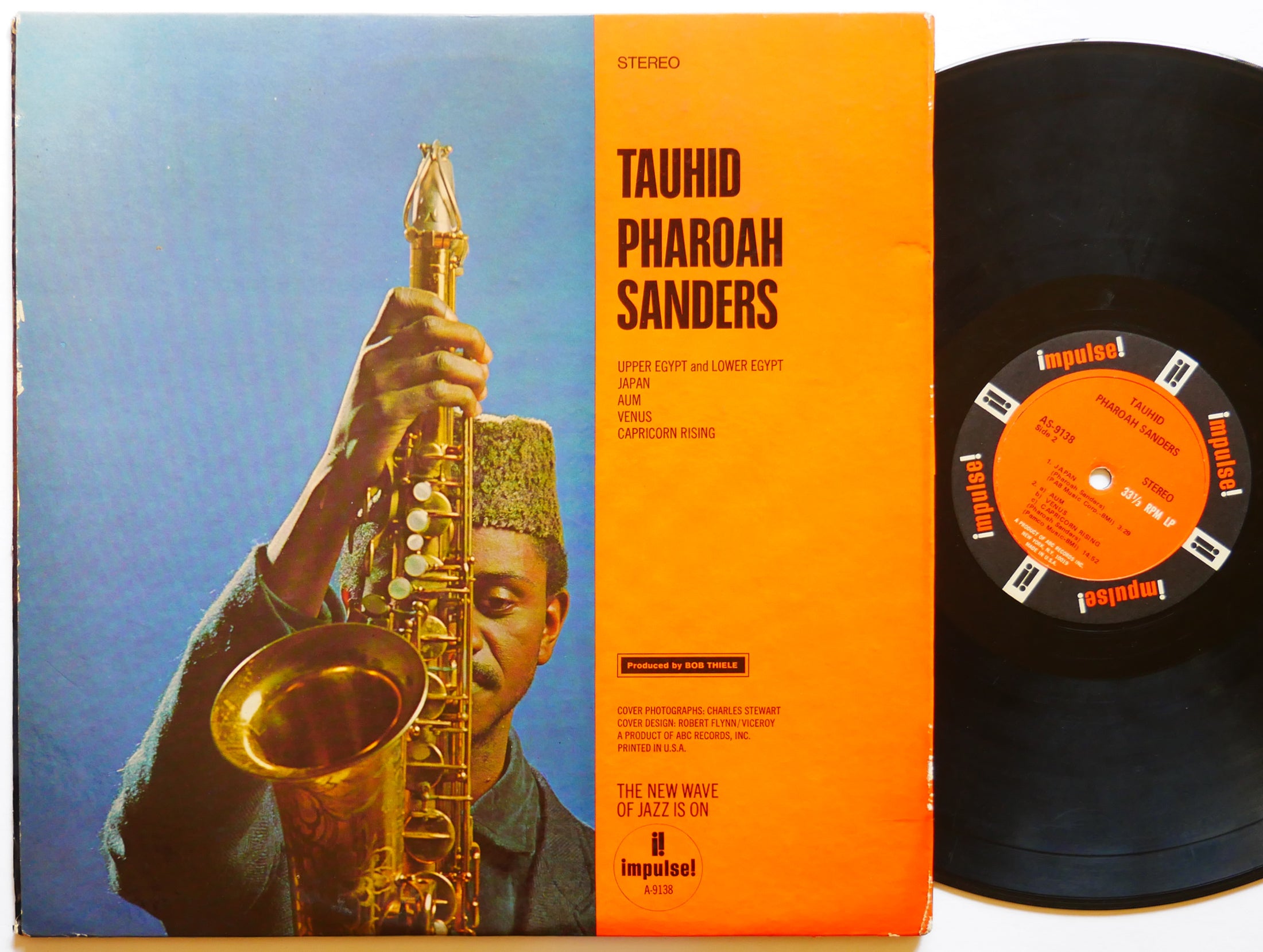 PHAROAH SANDERS Tauhid LP IMPULSE! AS-9138 US 1967 Henry Grimes Sonny Sharrock