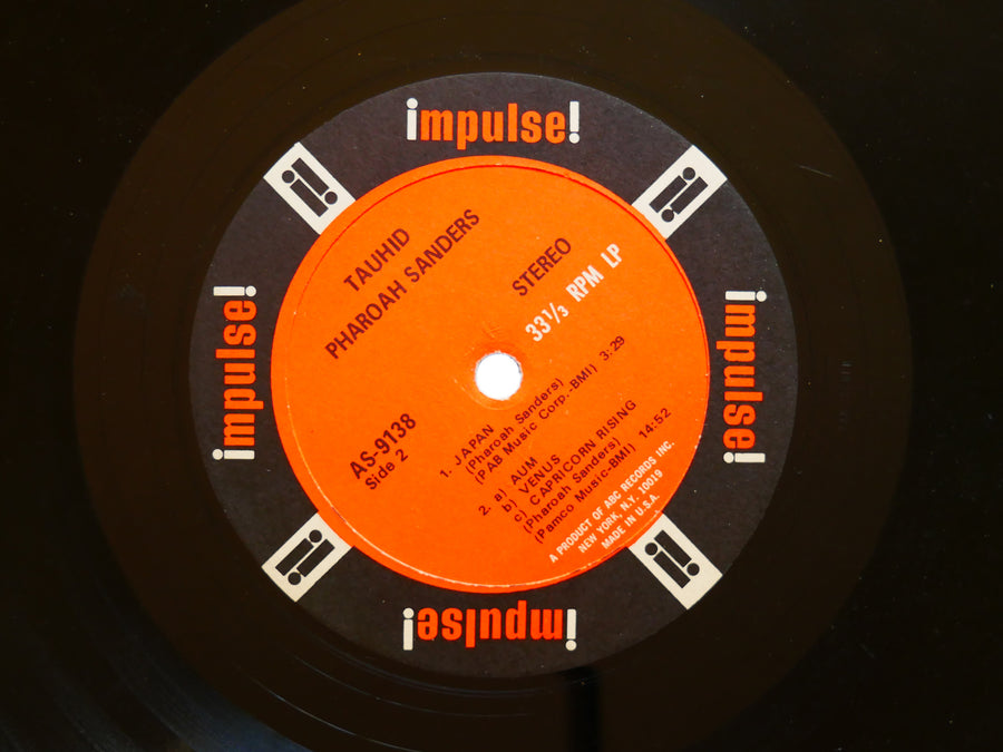 PHAROAH SANDERS Tauhid LP IMPULSE! AS-9138 US 1967 Henry Grimes Sonny Sharrock