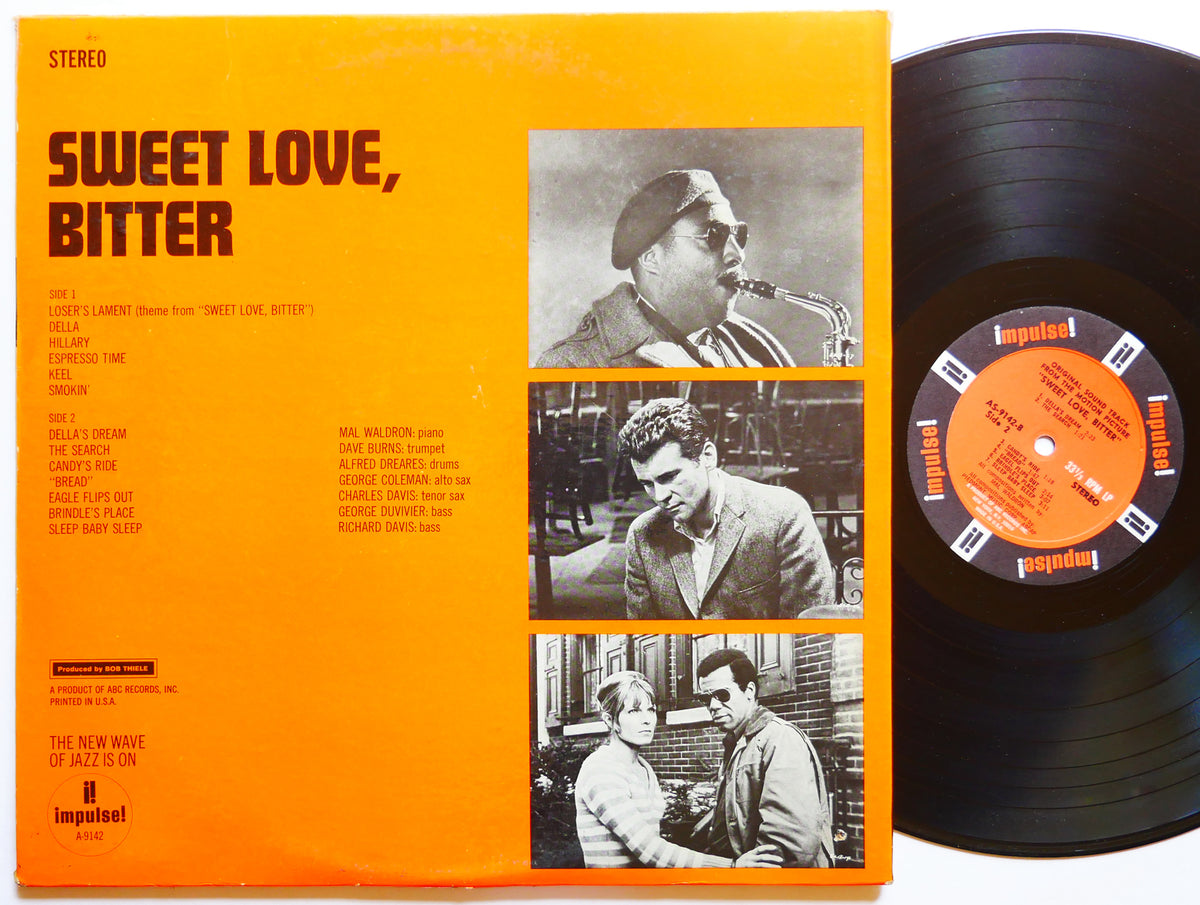 MAL WALDRON Sweet Love, Bitter LP IMPULSE! AS-9142 US 1967 George Coleman