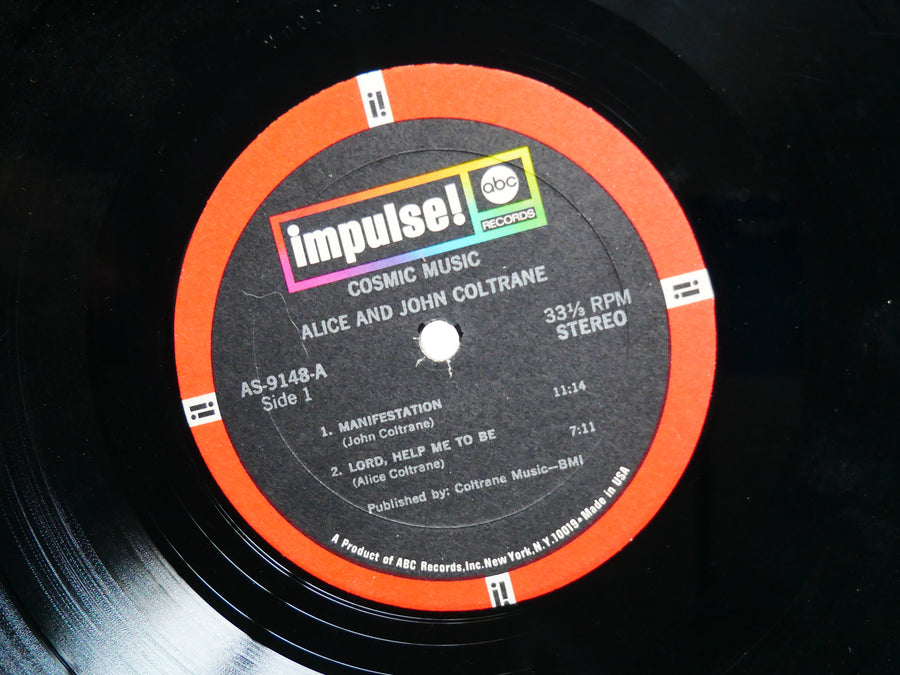 JOHN COLTRANE ALICE COLTRANE Cosmic Music LP IMPULSE! AS-9148 Pharoah Sanders