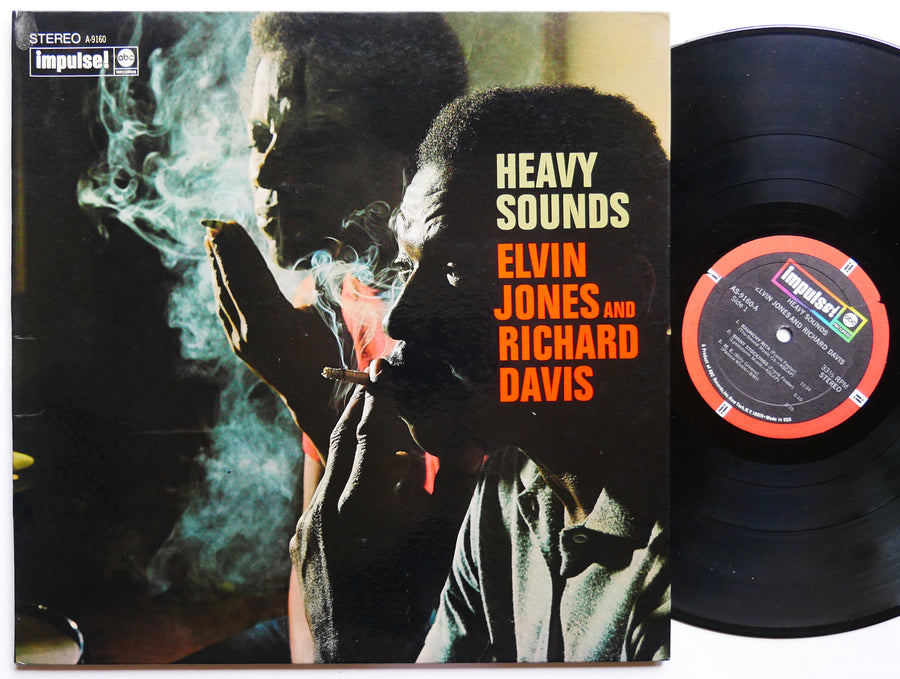 ELVIN JONES RICHARD DAVIS Heavy Sounds LP IMPULSE! AS-9160 Orig US 1968 CLEAN