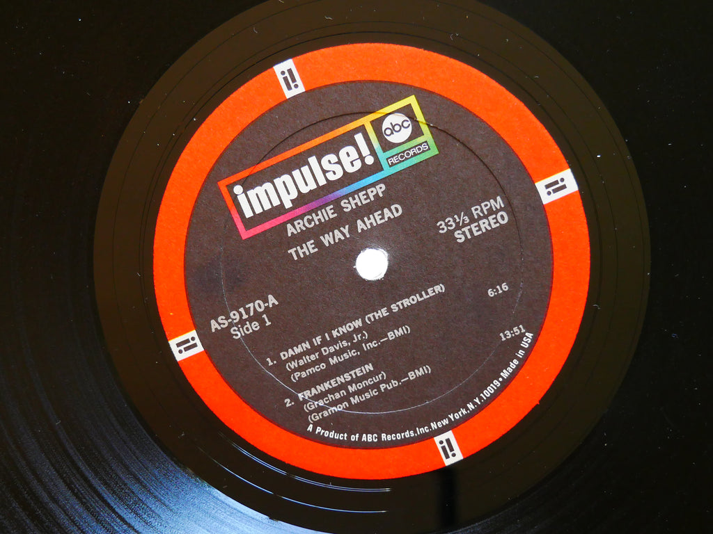 ARCHIE SHEPP The Way Ahead LP IMPULSE! AS-9170 US 1968 Grachan Moncur III VG+