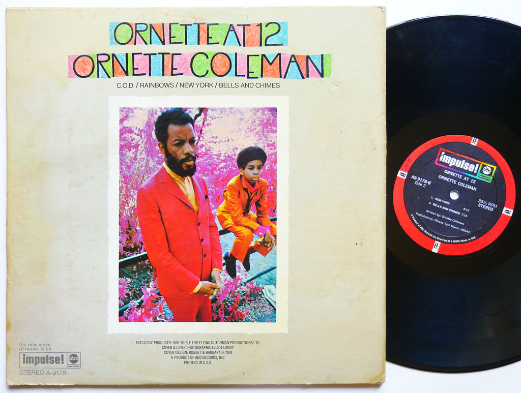 ORNETTE COLEMAN Ornette At 12 LP IMPULSE! AS-9178 US 1969 JAZZ Charlie Haden