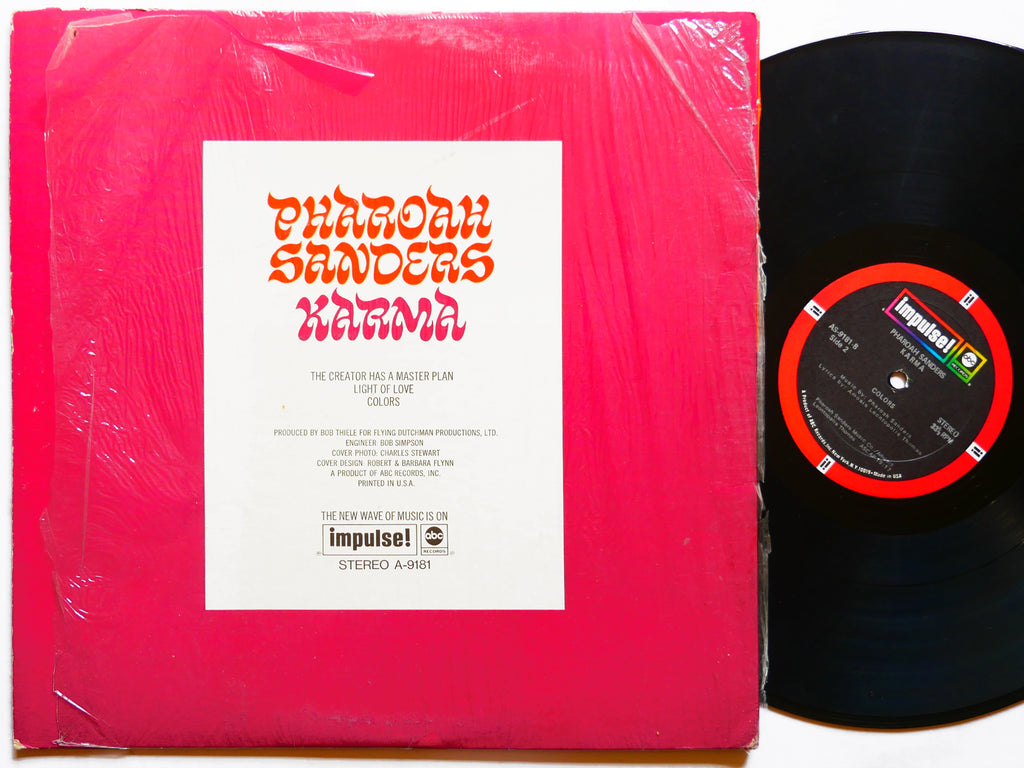 PHAROAH SANDERS Karma LP IMPULSE! AS-9181 US 1970 Jazz Lonnie Liston Smith