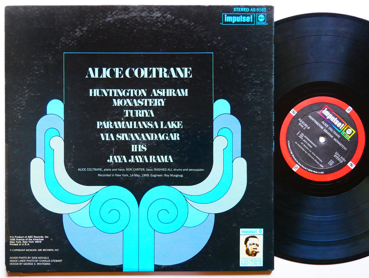 ALICE COLTRANE Huntington Ashram Monastery IMPULSE! AS-9185 US 1969 Rashied Ali