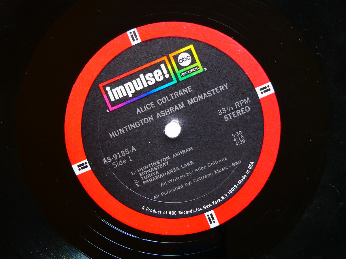 ALICE COLTRANE Huntington Ashram Monastery IMPULSE! AS-9185 US 1969 Rashied Ali