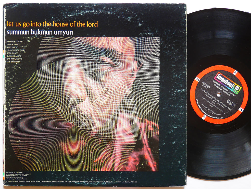 PHAROAH SANDERS Summun Bukmun Umyun LP IMPULSE AS-9199 Gary Bartz Cecil McBee