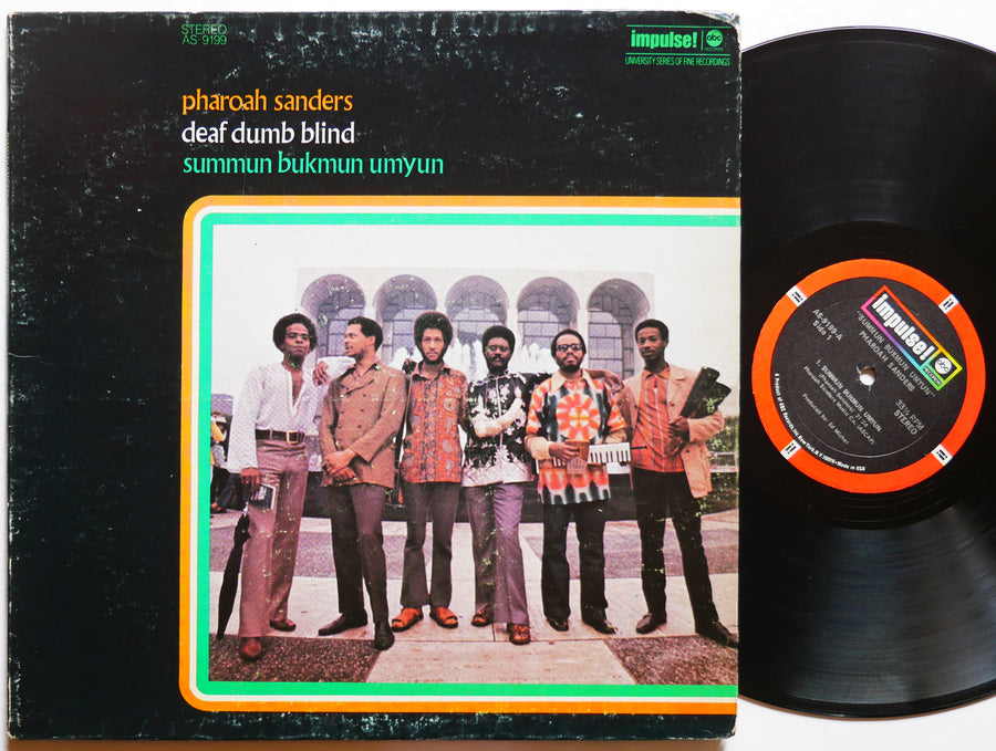 PHAROAH SANDERS Summun Bukmun Umyun LP IMPULSE AS-9199 Gary Bartz Cecil McBee