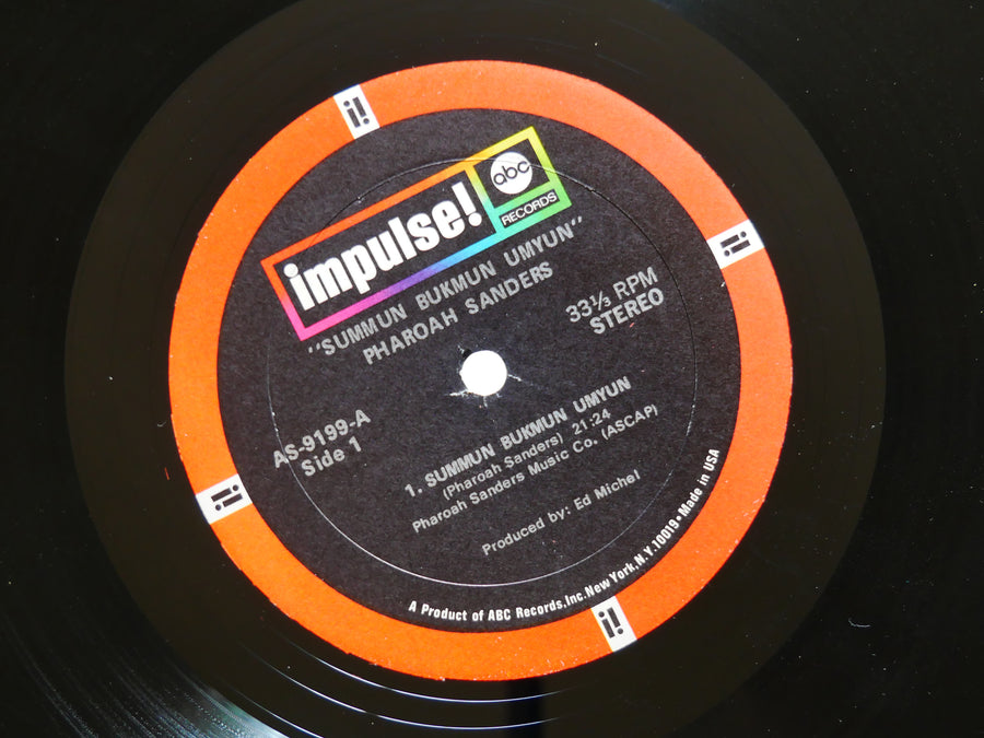 PHAROAH SANDERS Summun Bukmun Umyun LP IMPULSE AS-9199 Gary Bartz Cecil McBee