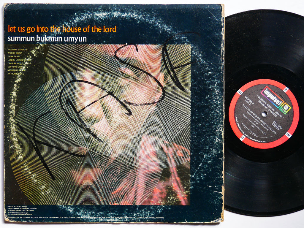 PHAROAH SANDERS Summun Bukmun Umyun LP IMPULSE AS-9199 Gary Bartz Cecil McBee