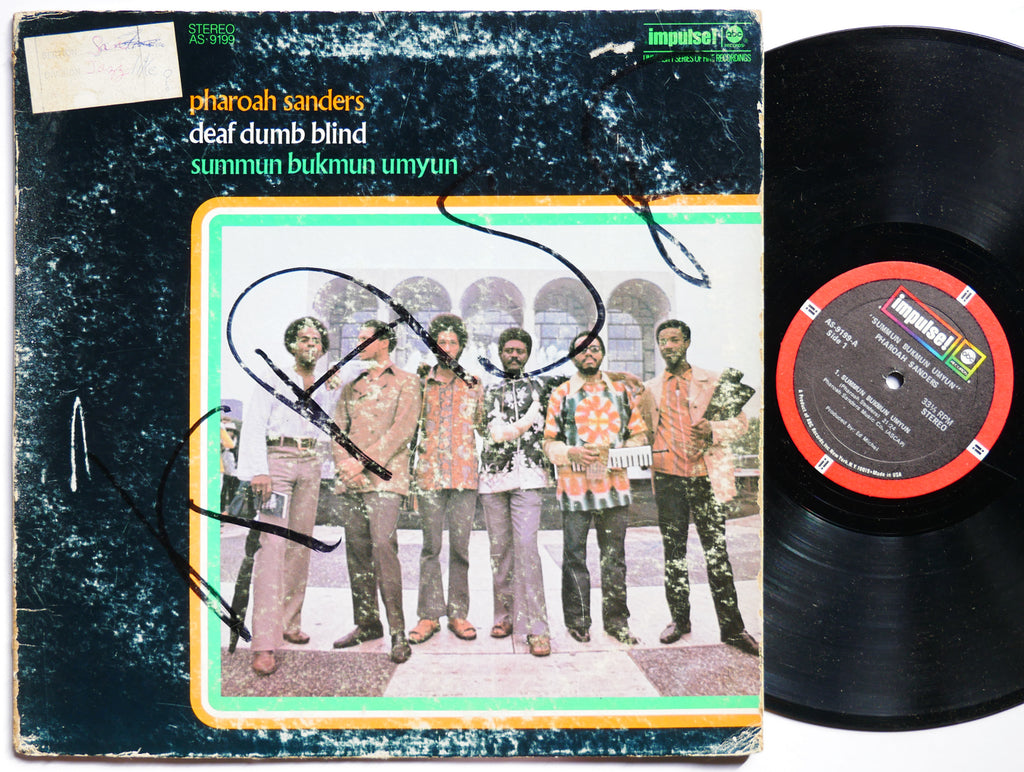 PHAROAH SANDERS Summun Bukmun Umyun LP IMPULSE AS-9199 Gary Bartz Cecil McBee