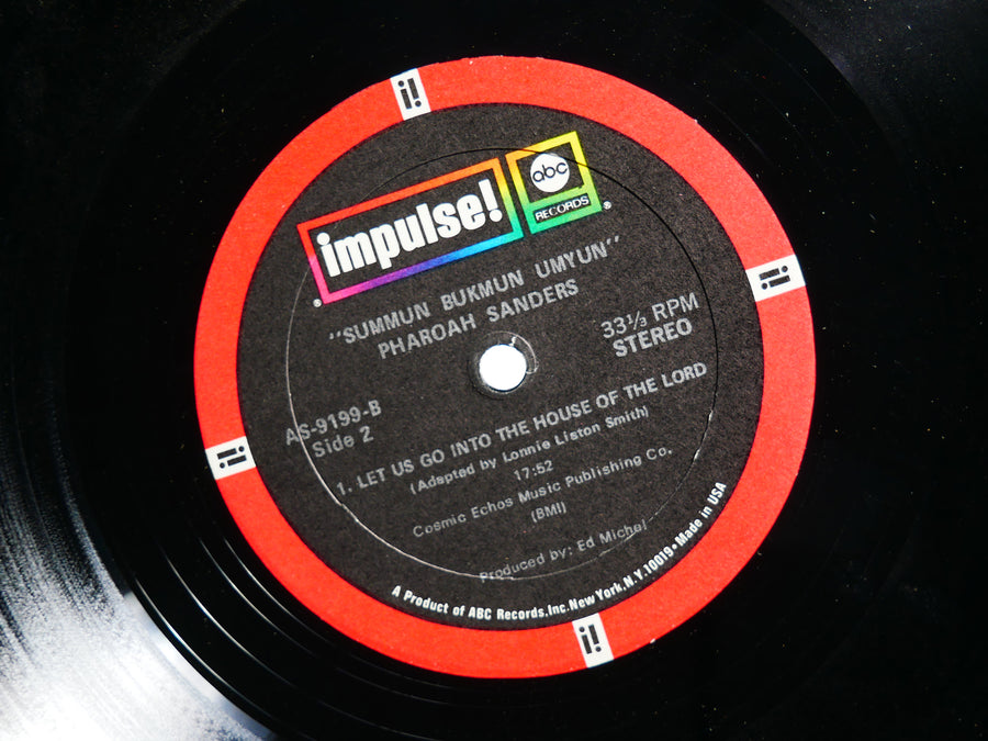 PHAROAH SANDERS Summun Bukmun Umyun LP IMPULSE AS-9199 Gary Bartz Cecil McBee