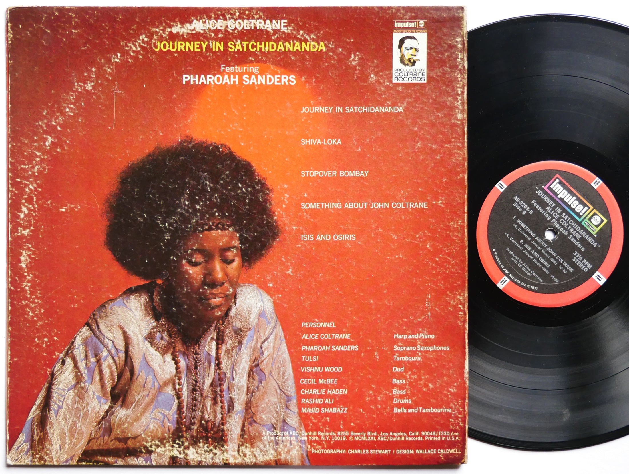 ALICE COLTRANE PHAROAH SANDERS Journey In Satchidananda IMPULSE! AS-9203 US 1971