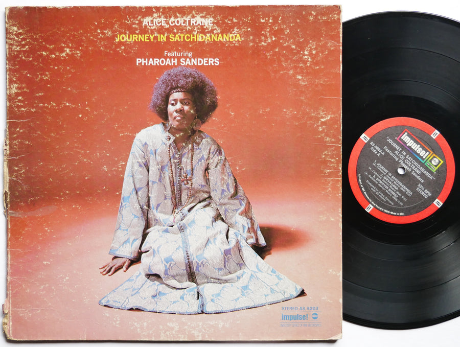 ALICE COLTRANE PHAROAH SANDERS Journey In Satchidananda IMPULSE! AS-9203 US 1971