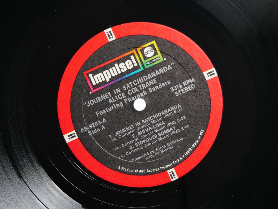 ALICE COLTRANE PHAROAH SANDERS Journey In Satchidananda IMPULSE! AS-9203 US 1971