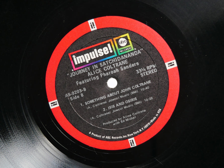 ALICE COLTRANE PHAROAH SANDERS Journey In Satchidananda IMPULSE! AS-9203 US 1971