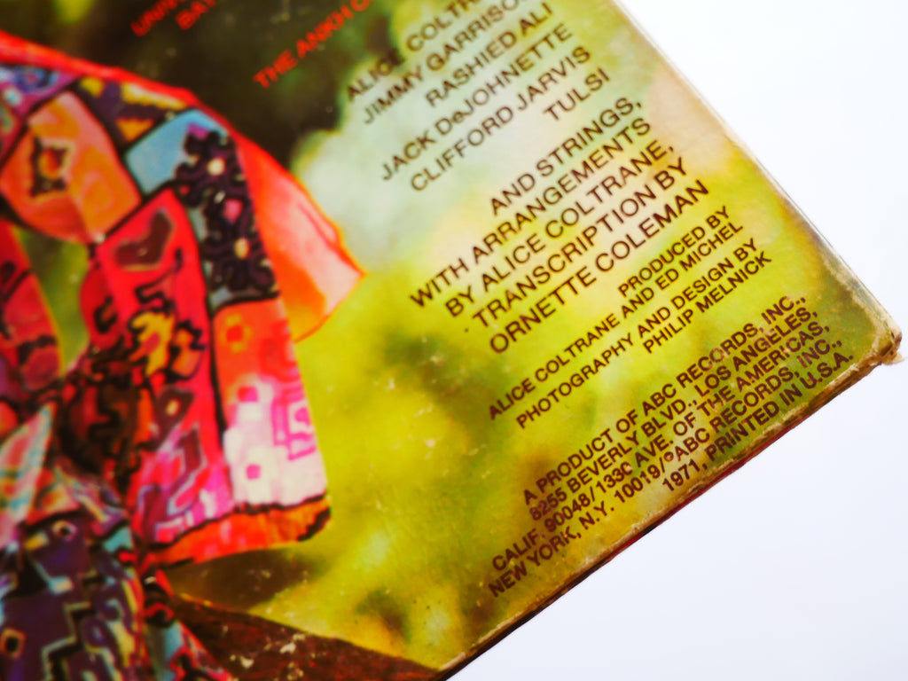 ALICE COLTRANE Universal Consciousness LP IMPULSE AS-9210 Rashied Ali JAZZ