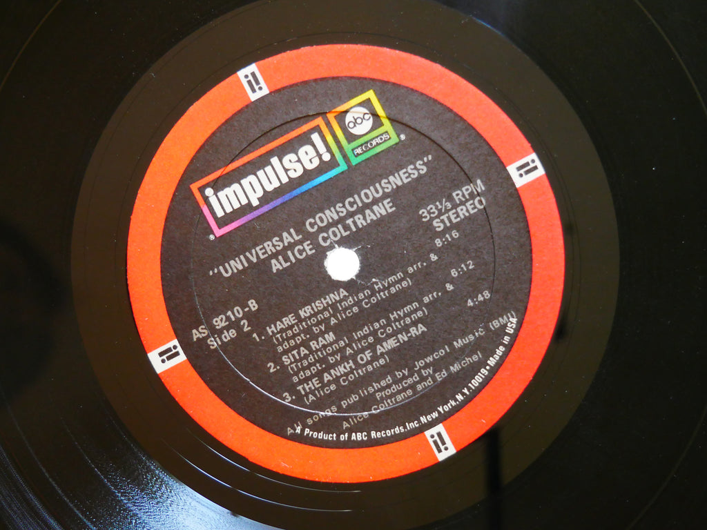 ALICE COLTRANE Universal Consciousness LP IMPULSE AS-9210 Rashied Ali JAZZ