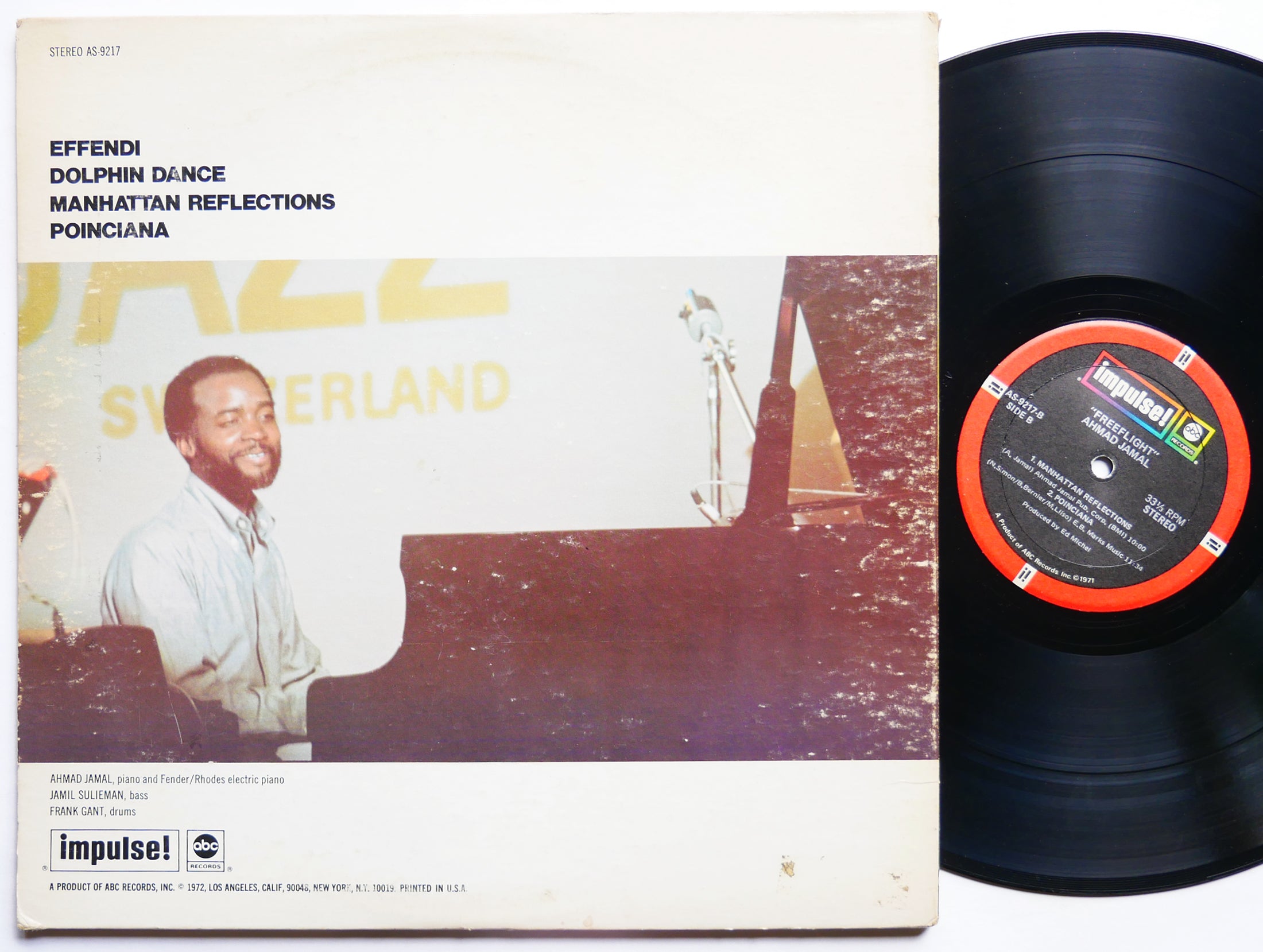 AHMAD JAMAL Freeflight LP IMPULSE! AS-9217 US 1971 Jazz Funk