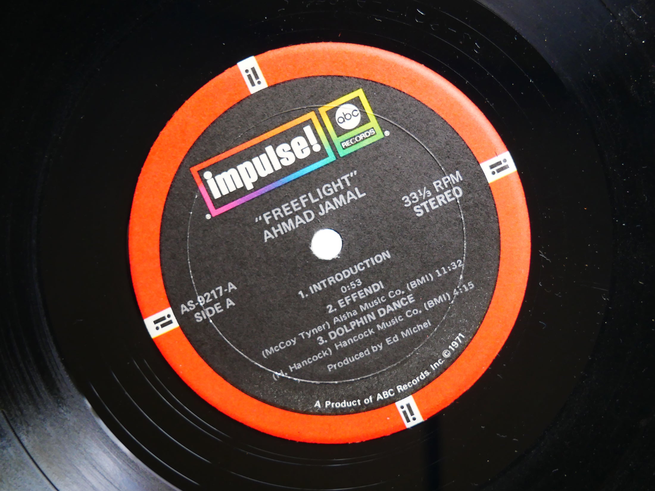 AHMAD JAMAL Freeflight LP IMPULSE! AS-9217 US 1971 Jazz Funk