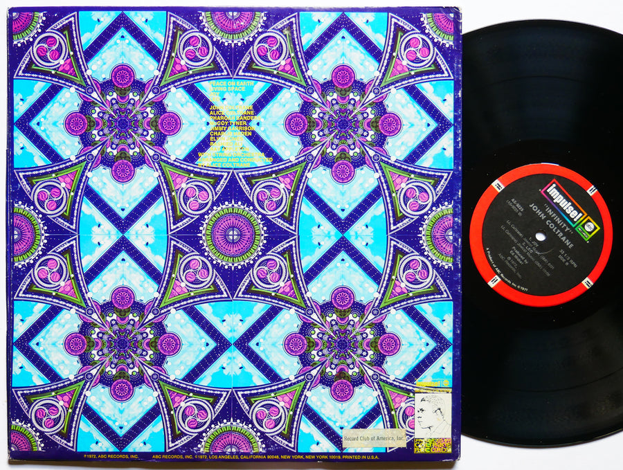 JOHN COLTRANE Infinity LP IMPULSE! AS-9225 US '72 Pharoah Sanders Alice Coltrane