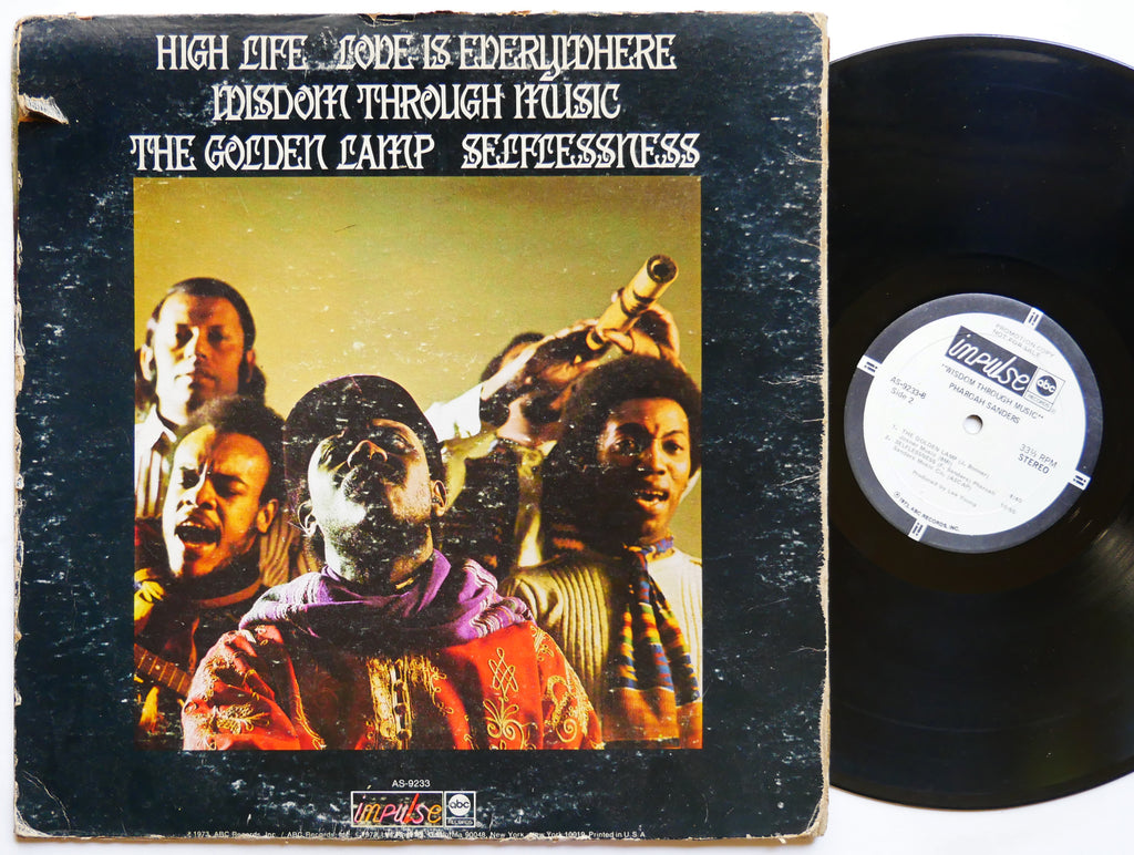 PHAROAH SANDERS Wisdom Through Music LP IMPULSE! AS-9233 US 1973 Cecil McBee